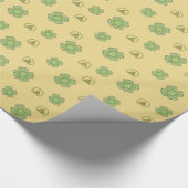 Celtic Shamrock Wrapping Paper Cadeaupapier (Hoek)