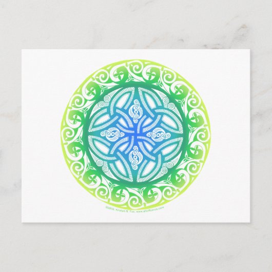 Celtic Shield Briefkaart (Voorkant)