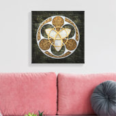 Celtic Shield Canvas Afdruk (Insitu (Woonkamer))