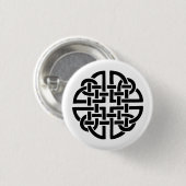 Celtic Shield/Dara Knot Button (Voorkant /achterkant)