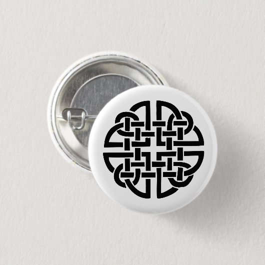 Celtic Shield/Dara Knot Button (Voorkant /achterkant)
