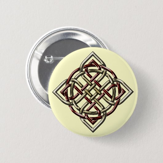 Celtic Shield Knot Button (Voorkant /achterkant)