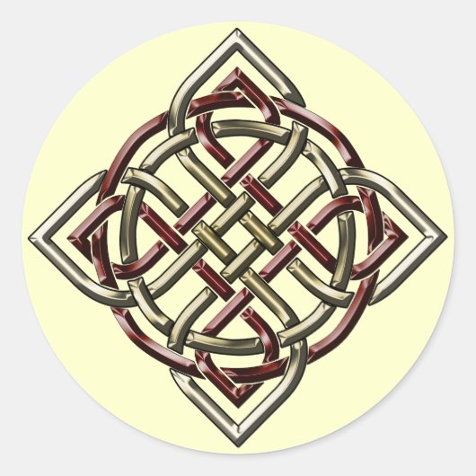 Celtic Shield Knot Sticker (Voorkant)