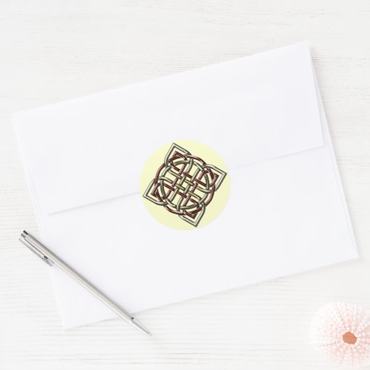 Celtic Shield Knot Sticker (Envelop)