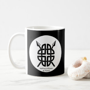 Celtic Shield, MeWarriorWoman op Twitch Koffiemok