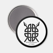 Celtic Shield, MeWarriorWoman op Twitch Magneet (Voorkant / Achterkant)