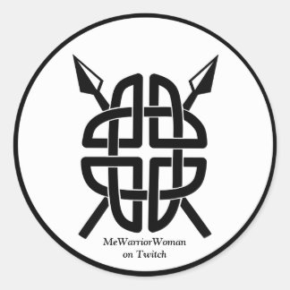 Celtic Shield, MeWarriorWoman op Twitch Ronde Sticker