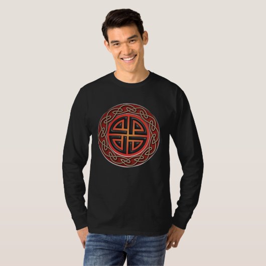 Celtic Shield Protection Knot T-shirt (Voorkant volledig)