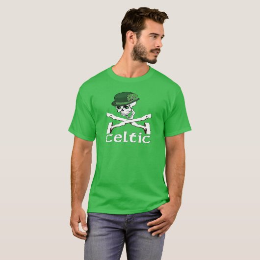 Celtic Shillelagh T Shirt (Voorkant volledig)