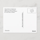 "Celtic Shrine" Briefkaart (Achterkant)