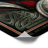 Celtic Skull & Crossbones Mandala Poster (18x24 in (Hoek)