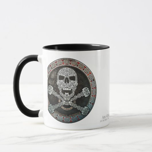 Celtic Skull & Crossbones Mok (Links)