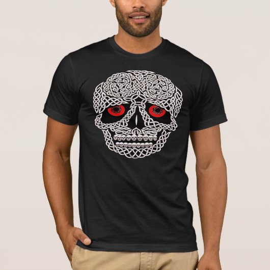 CELTIC SKULL Red Eyes T-shirt (Voorkant)