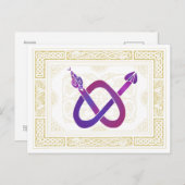 Celtic Snake Briefkaart (Voorkant / Achterkant)