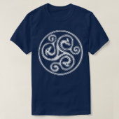 Celtic Spiral Dragon Design T-shirt (Design voorkant)