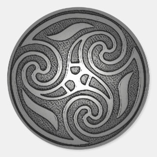 Celtic Spiral Ronde Sticker