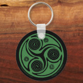 Celtic Spiral Sleutelhanger, Trisaking #2 Sleutelhanger (Voorkant)