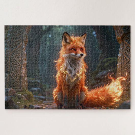 Celtic Spirit Animal Fox Jigsaw Puzzle Legpuzzel (Horizontaal)