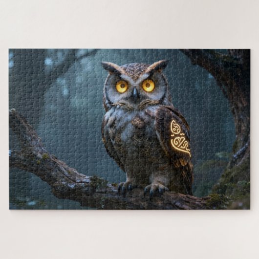 Celtic Spirit Animal Owl Jigsaw Puzzle Legpuzzel (Horizontaal)