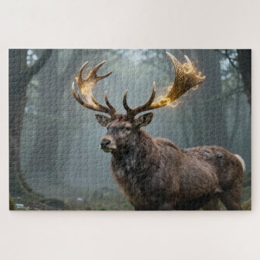 Celtic Spirit Animal Stag Jigsaw Puzzle Legpuzzel (Horizontaal)