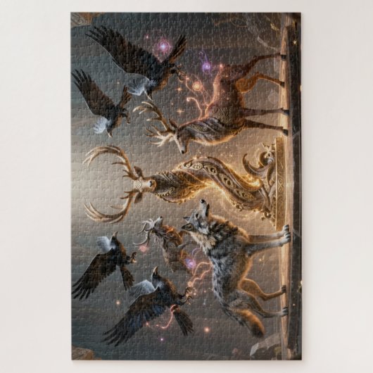 Celtic Spirit Animal Totem Jigsaw Puzzle Legpuzzel (Verticaal)