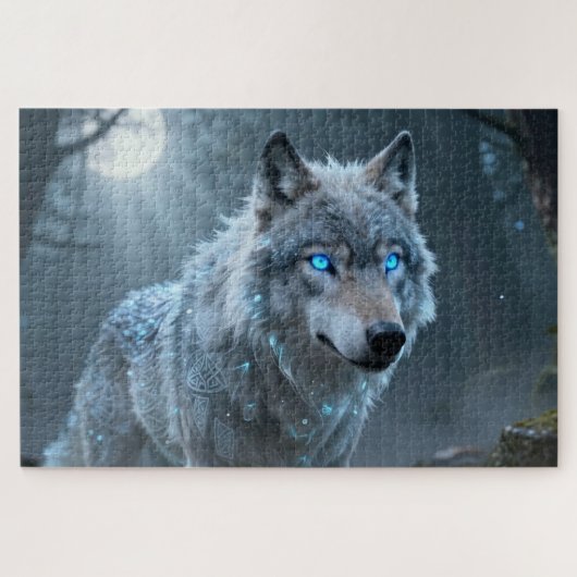 Celtic Spirit Animal Wolf Jigsaw Puzzle Legpuzzel (Horizontaal)
