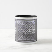 Celtic Square - zilver Mok (Midden)