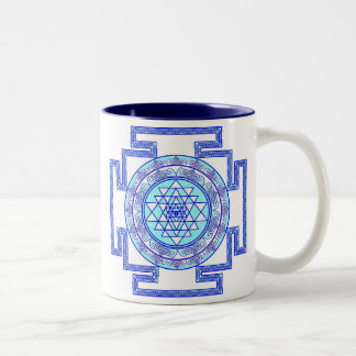 celtic sri yantra tweekleurige koffiemok