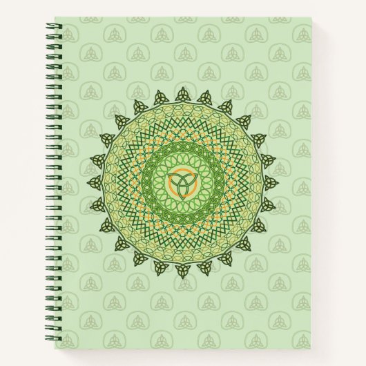 Celtic St. Patricksdag Spiraal Notebook Notitieboek (Voorkant)