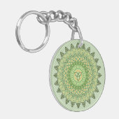 Celtic St. Patty's Day Acrylische Sleutelhanger (Voorkant Links)
