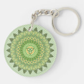 Celtic St. Patty's Day Acrylische Sleutelhanger (Achterkant)
