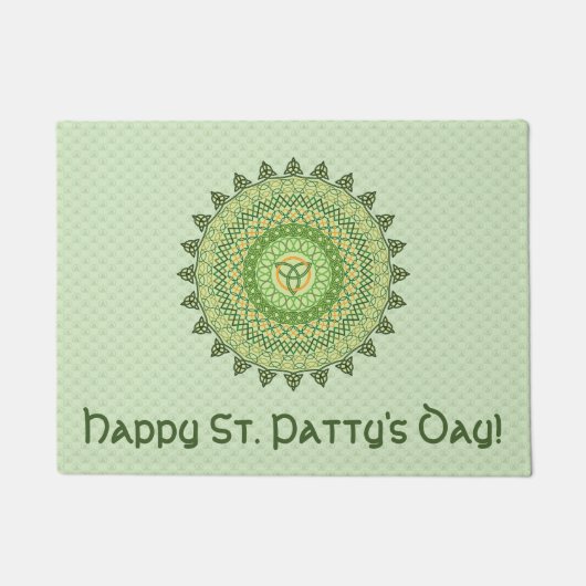 Celtic St. Patty's Day Doormat Deurmat (Voorkant)