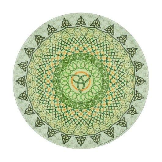 Celtic St. Patty's Day glassnijplank Snijplank (Voorkant)