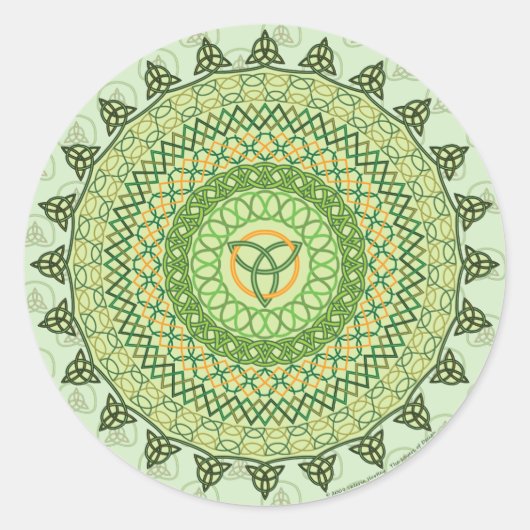 Celtic St. Patty's Day Sticker (Voorkant)