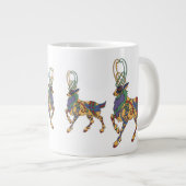 Celtic Stag Jumbo cup Grote Koffiekop (Voorkant rechts)