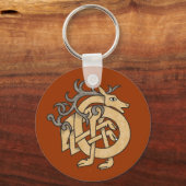 Celtic Stag Sleutelhanger (Voorkant)