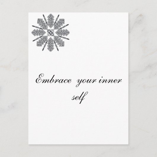 Celtic Star Briefkaart (Voorkant)