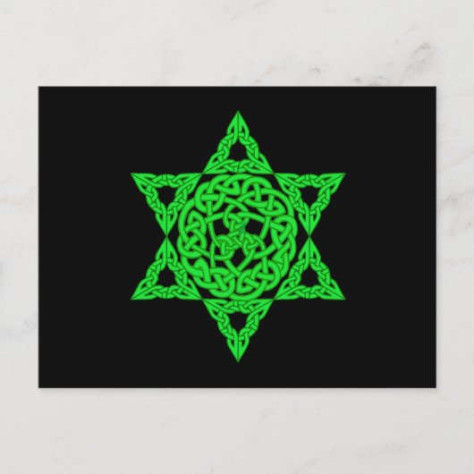 Celtic Star of David Postcard Briefkaart (Voorkant)