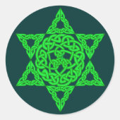 Celtic Star of David Stickers (Voorkant)