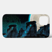 Celtic Stonehenge, Moon & Stars Astronomy Verenigd Case-Mate iPhone Case (Achterkant (horizontaal))