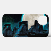 Celtic Stonehenge, Moon & Stars Astronomy Verenigd Case-Mate iPhone Case (Achterkant (horizontaal))