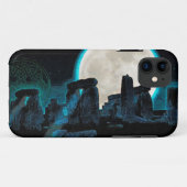 Celtic Stonehenge, Moon & Stars Astronomy Verenigd Case-Mate iPhone Case (Achterkant (horizontaal))