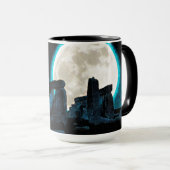 Celtic Stonehenge, Moon & Stars Astronomy Verenigd Mok (Voorkant rechts)