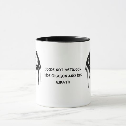 Celtic Style Dragon & Shakespeare Quote Mok (Midden)