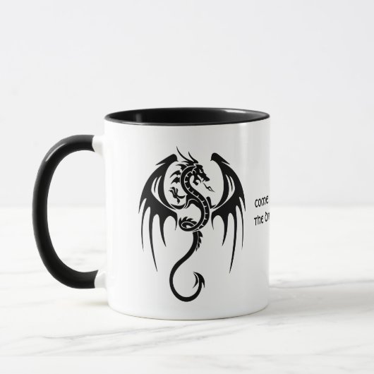 Celtic Style Dragon & Shakespeare Quote Mok (Links)