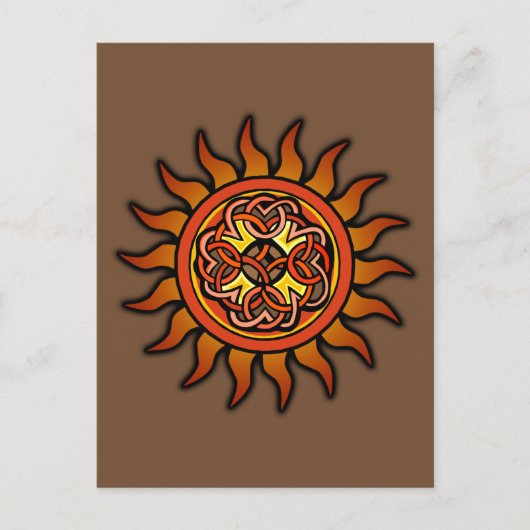 Celtic Sun 4 Briefkaart (Voorkant)