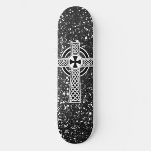 Celtic Sun Cross Skateboard Deck
