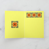 Celtic Sun Mandala Blank Kaart (Binnen)