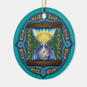 Celtic Sun-Moon Hourglass Ornament (Links)