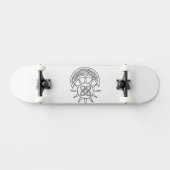 Celtic Sun &Moon Witchy Unisex Persoonlijk Skateboard (Horizontaal)